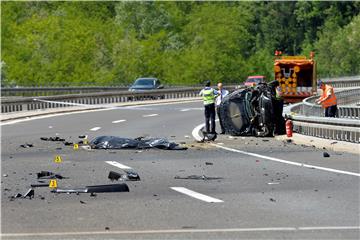 U prometnoj nesreći na autocesti Goričan-Zagreb poginuo muškarac