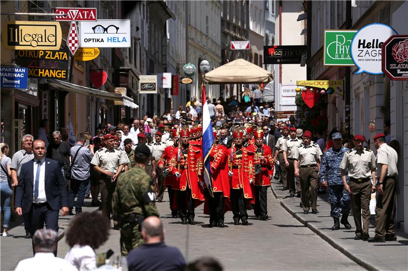 Svečana manifestacija "Velika smjena straže" povodom Dana oružanih snaga Republike Hrvatske