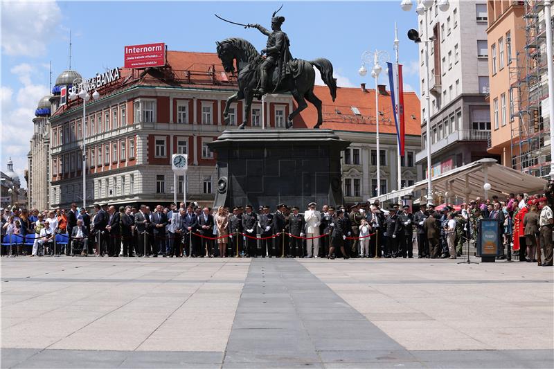 Svečana manifestacija "Velika smjena straže" povodom Dana oružanih snaga Republike Hrvatske