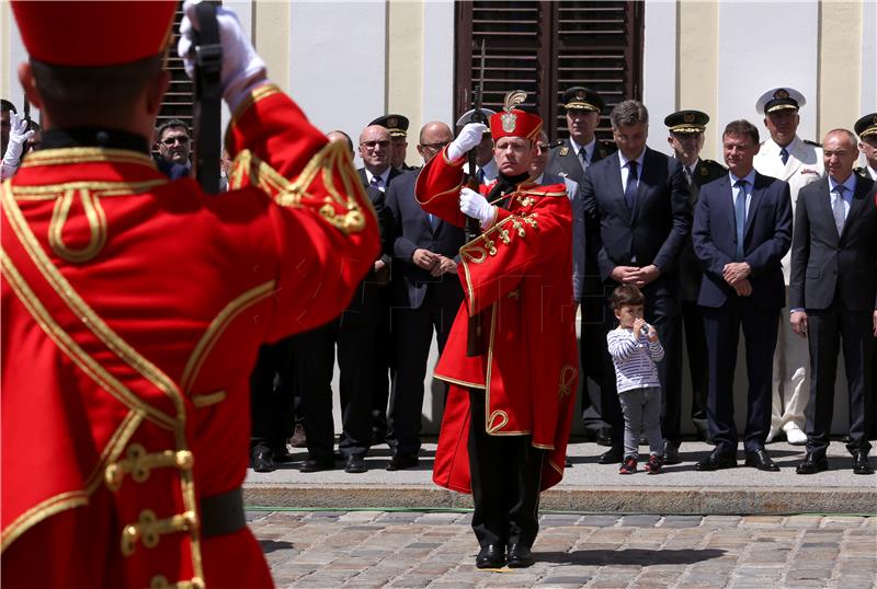 Svečana manifestacija "Velika smjena straže" povodom Dana oružanih snaga Republike Hrvatske