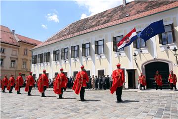 Svečana manifestacija "Velika smjena straže" povodom Dana oružanih snaga Republike Hrvatske