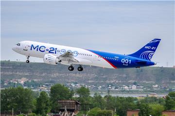 RUSSIA AVIATION NEW AIRLINER MAIDEN FLIGHT