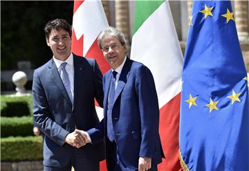 ITALY CANADA TRUDEAU DIPLOMACY