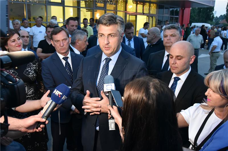 Plenković: HDZ je odgovorna stranka koja brine o Slavoniji