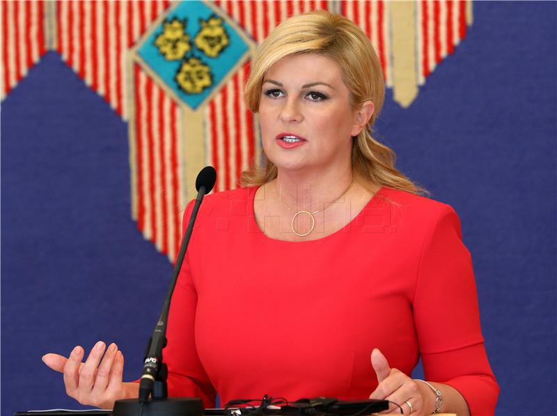 Izjave za medije Hashima Thacija i Kolinde Grabar-Kitarović