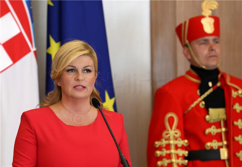 Izjave za medije Hashima Thacija i Kolinde Grabar-Kitarović