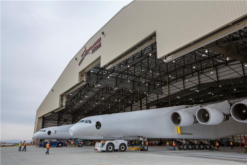 USA STRATOLAUNCH PLANE ROLL OUT