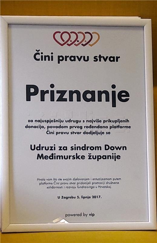 Platforma "Čini pravu stvar" prikupila 100 tisuća kn donacija