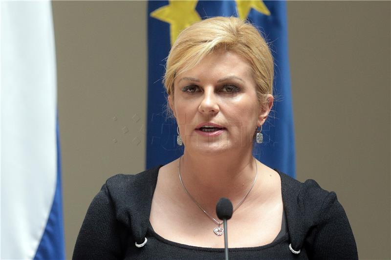 Grabar-Kitarovic urges parl. parties to act responsibly