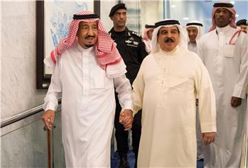 SAUDI ARABIA KING SALAMAN AND AL KHALIFA