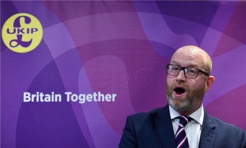 (FILE) BRITAIN ELECTIONS UKIP PAUL NUTTALL RESIGNS