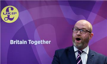 (FILE) BRITAIN ELECTIONS UKIP PAUL NUTTALL RESIGNS