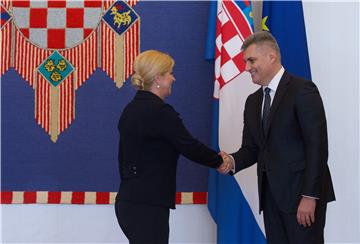 Predsjednica Kolinda Grabar-Kitarović primila je predsjednika crnogorskog parlamenta Ivana Brajovića