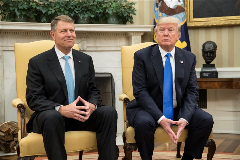 USA ROMANIA TRUMP IOHANNIS