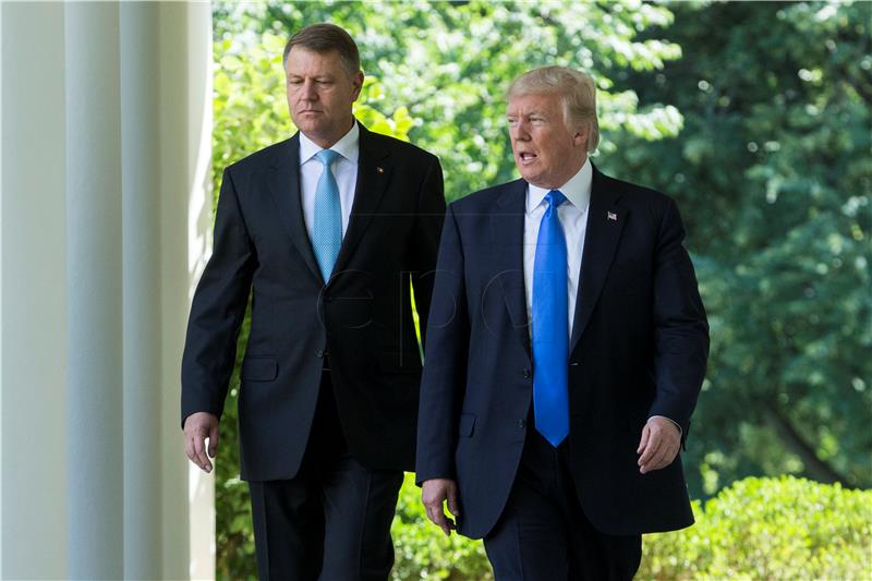 USA ROMANIA TRUMP IOHANNIS