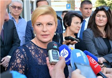 Predsjednica Grabar Kitarović pozdravila formiranje nove parlamentarne većine