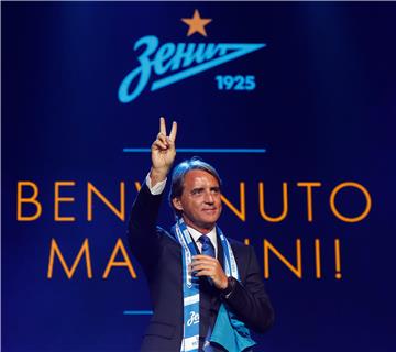 RUSSIA SOCCER ZENIT ST PETERSBURG MANCINI