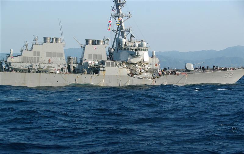 JAPAN US NAVY SHIP COLLISION