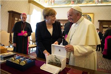 VATICAN MERKEL VISIT