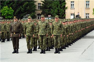 Croatian army oath-taking