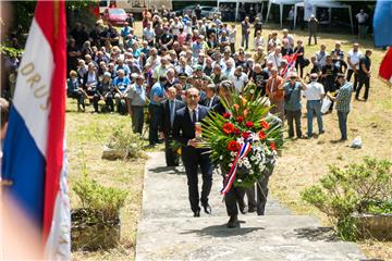 Našice: Kod Spomen-područja Crni potok počast žrtvama partizanskog zločina 1945. 