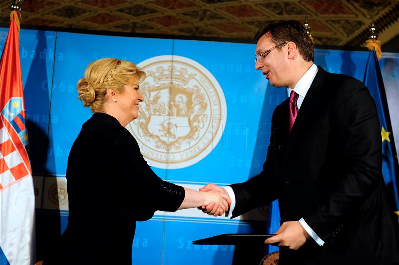 Croatian president to attend Serbian president's inauguration on Friday