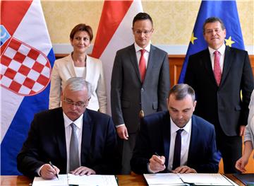 Hrvatska i Mađarska potpisale Memorandum o razumijevanju o dvosmjernom plinovodu