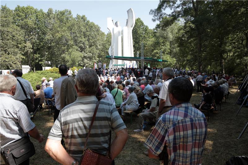 Antifascist Struggle Day marked in Brezovica forest near Sisak