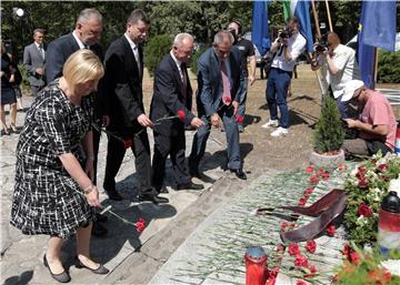 Antifascist Struggle Day marked in Brezovica forest near Sisak