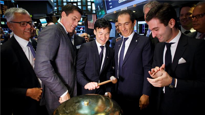 USA NEW YORK ALTICE IPO AT NYSE