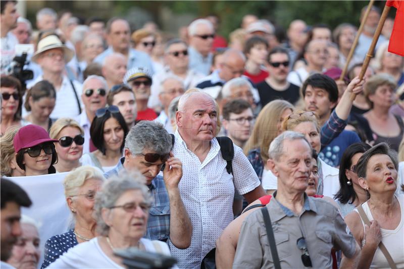 Proslava Dana antifašističke borbe na Trgu maršala Tita