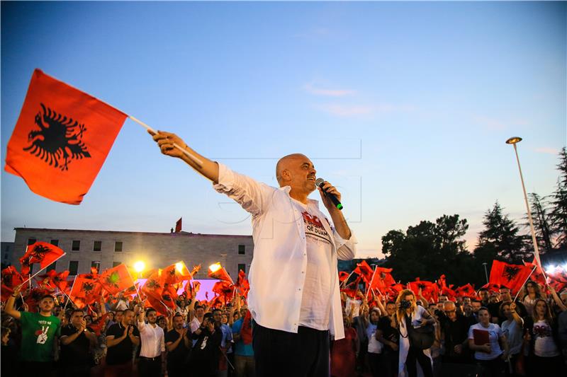 ALBANIA GENERAL ELECTIONS CAMPAIGN