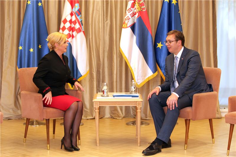 Beograd: Bilateralni sastanak Vučić - Grabar-Kitarović