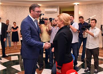 Beograd: Bilateralni sastanak Vučić - Grabar-Kitarović