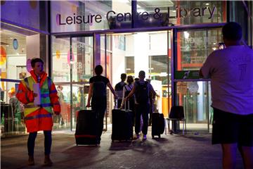 BRITAIN CHALCOTS ESTATE EVACUATION