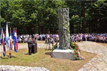 Victims of Jadovno concentration camp commemorated