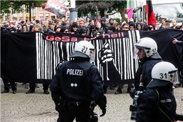 Protest against detention centre