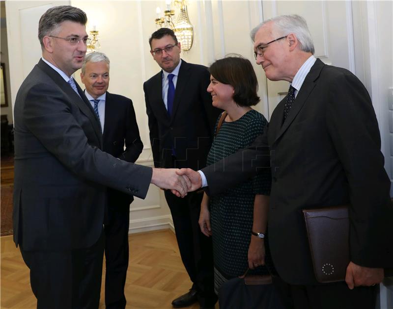 Croatian PM meets with Belgian deputy PM