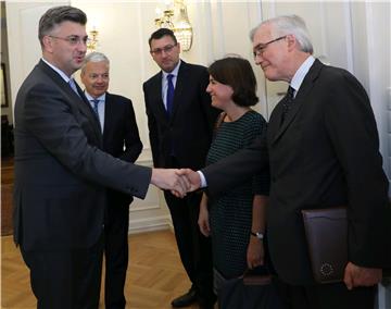 Croatian PM meets with Belgian deputy PM