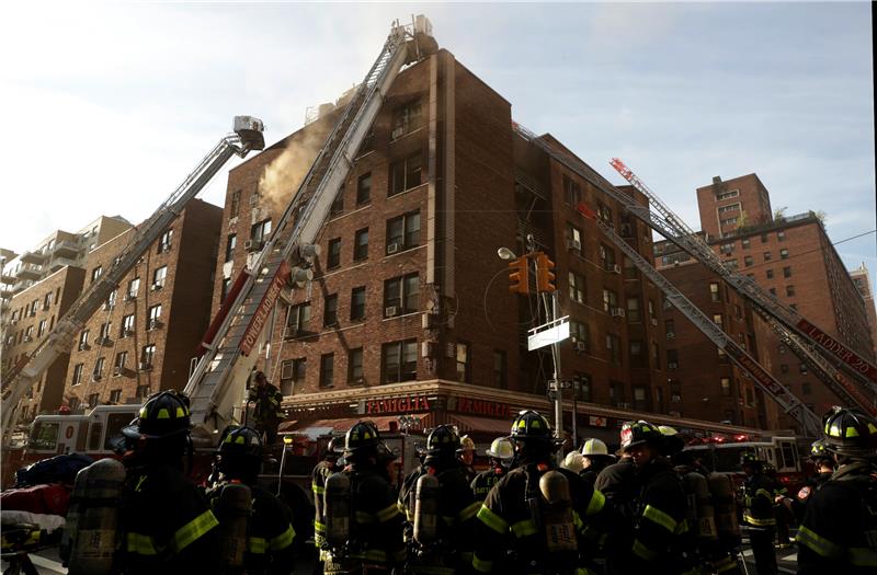 USA NEW YORK CITY FIRE