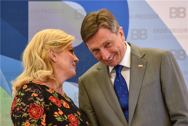 Grabar-Kitarović i Pahor susreli se u Dubrovniku