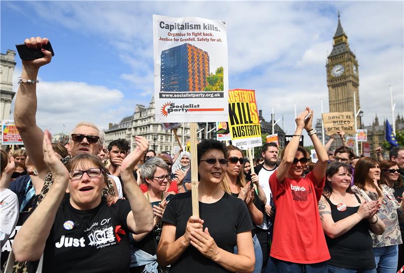 BRITAIN ANTI AUSTERITY PROTESTS