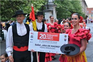 Otvoren jubilarni 20. Međunarodni festival folklora