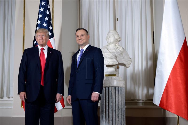 POLAND USA TRUMP VISIT