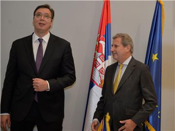 Hahn says rule of law priority for pace of Serbia's EU entry talks