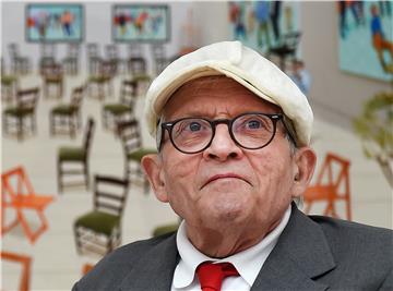 (FILE) BRITAIN ARTS HOCKNEY BIRTHDAY