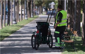 Vruće ljetno poslijepodne u Zagrebu