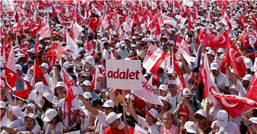 TURKEY POLITICS OPPOSITION CHP JUSTICE RALLY