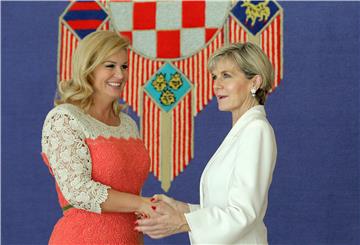 Australian Minister of Foreign Affairs meets Croatian President