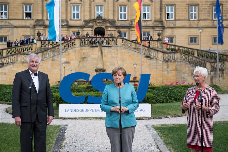 GERMANY PARTIES CSU MEETING